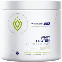 Etos Vitakruid Whey Proteïnepoeder Vanille 450 GR aanbieding