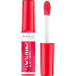 Etos Rimmel London Thrill Seeker Glassy Gloss Lipgloss 350 Pink To The Berry 10 ML aanbieding