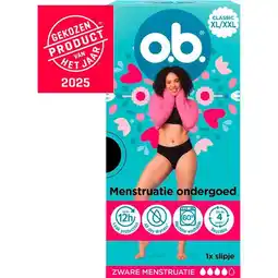 Etos o.b.� Herbruikbaar Menstruatie Ondergoed Maat XL/XXL aanbieding