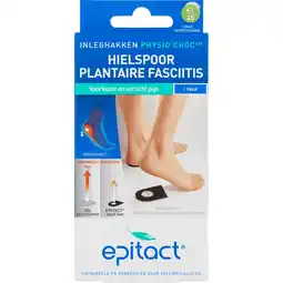 Etos Epitact Hielspoor Inleghakken met Physio'Choc Maat41-45 aanbieding