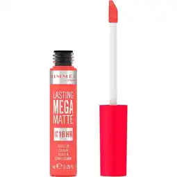 Etos Rimmel London Lasting Mega Matte Liquid Lipstick 600Coral Sass aanbieding