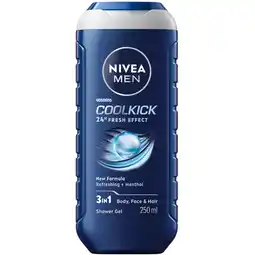 Albert Heijn NIVEA Men cool kick shower gel aanbieding