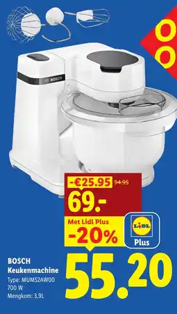 Lidl Bosch keukenmachine aanbieding