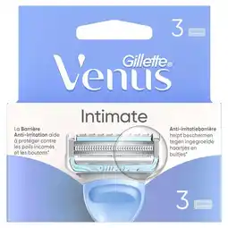 Etos Gillette Venus Intimate Navulmesjes 3 Stuks aanbieding