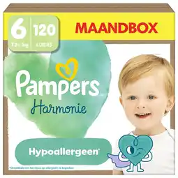 Etos Pampers Harmonie Maandbox Luiers Maat 6 13+ KG 120 stuks aanbieding
