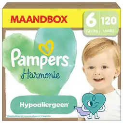 Etos Pampers Harmonie Maandbox Luiers Maat 6 13+ KG 120 stuks aanbieding