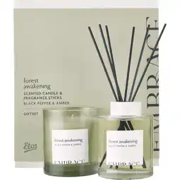 Etos Etos Embrace Forest Awakening Giftset Home Geurstokjes & Geurkaars aanbieding