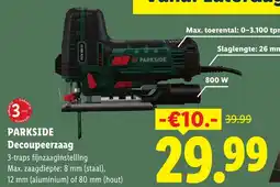 Lidl Parkside Decoupeerzaag aanbieding