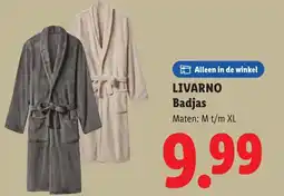 Lidl Livarno Badjas aanbieding