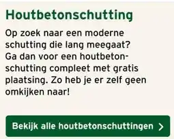 GAMMA Houtbetonschutting aanbieding