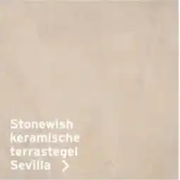 GAMMA Stonewish keramische terrastegel Sevilla aanbieding