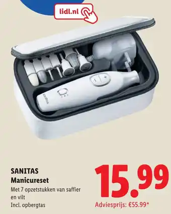 Lidl Sanitas Manicureset aanbieding