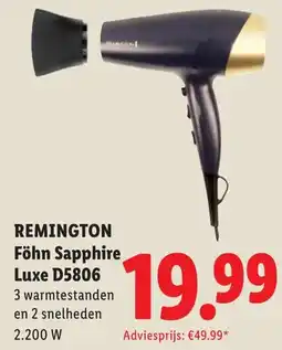 Lidl Reington Föhn Sapphire Luxe D5806 aanbieding