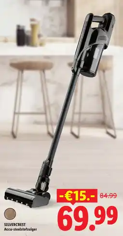 Lidl Silvercrest Accu steelstofzuiger aanbieding