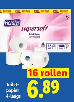 Lidl Toilet papier 4-laags aanbieding