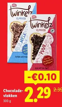 Lidl Chocolade vlokken aanbieding