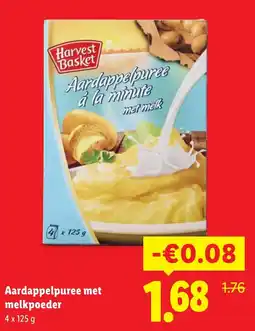 Lidl Aardappelpuree met melkpoeder aanbieding