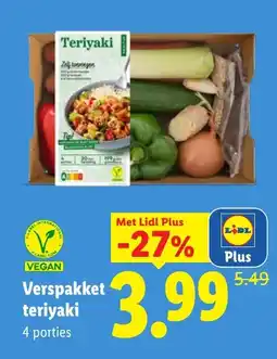 Lidl Verspakket teriyaki aanbieding