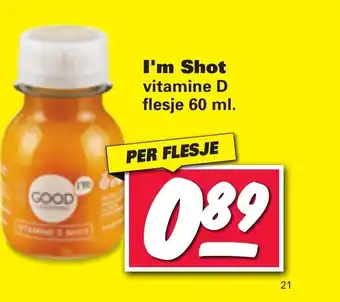 Nettorama I'm shot 60ml aanbieding