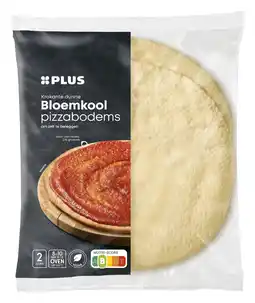 PLUS PLUS Bloemkool pizzabodem aanbieding