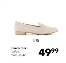 Scapino Marco Tozzi dames loafers beige aanbieding