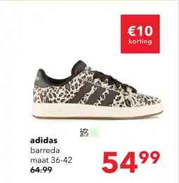 Scapino Adidas Grand Court Base 00s dames sneakers met panterprint aanbieding