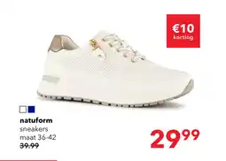 Scapino Natuform sneakers dames wit grijs aanbieding