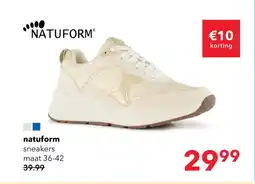 Scapino Natuform dames sneakers beige goud aanbieding