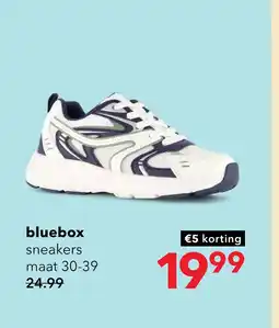 Scapino Blue Box jongens dad sneakers wit blauw aanbieding