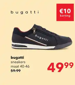 Scapino Bugatti heren sneakers donkerblauw aanbieding