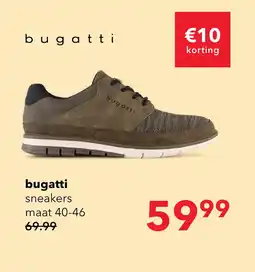 Scapino Bugatti heren sneakers bruin aanbieding