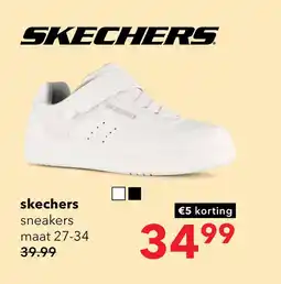 Scapino Skechers Quick Street jongens sneakers zwart aanbieding