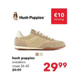 Scapino Hush Puppies dames sneakers beige aanbieding
