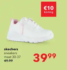 Scapino Skechers Uno Lite meisjes dad sneakers wit aanbieding