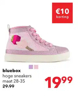 Scapino Blue Box hoge meisjes sneakers met glitters en pailletten roze aanbieding