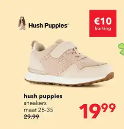 Scapino Hush Puppies meisjes sneakers beige aanbieding