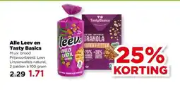 PLUS Alle Leev en Tasty Basics aanbieding