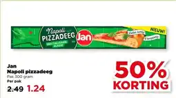 PLUS Jan Napoli pizzadeeg aanbieding