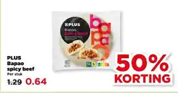 PLUS PLUS Bapao spicy beef aanbieding