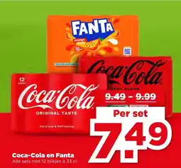 PLUS Coca-Cola en Fanta aanbieding