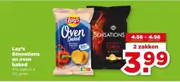 PLUS Lay's Sensations en oven baked aanbieding