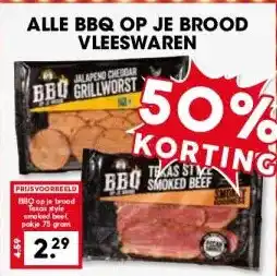Coop ALLE BBQ OP JE BROOD VLEESWAREN aanbieding