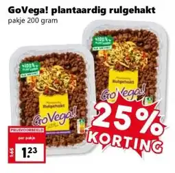 Coop GoVega! plantaardig rulgehakt aanbieding