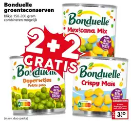 Coop Bonduelle groenteconserven aanbieding