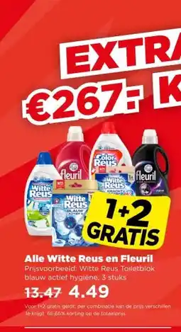 PLUS Alle Witte Reus en Fleuril aanbieding