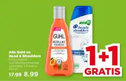 PLUS Alle Guhl en Head & Shoulders aanbieding
