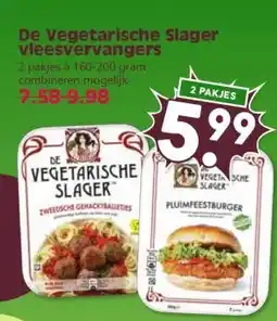 Coop De Vegetarische Slager vleesvervangers aanbieding