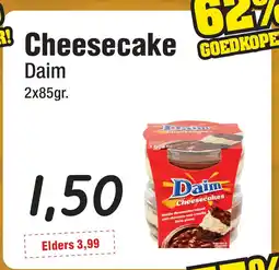 Budget Food Cheesecake Daim aanbieding