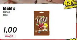 Budget Food M&M's Choco aanbieding