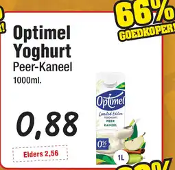 Budget Food Optimel Yoghurt Peer-Kaneel aanbieding